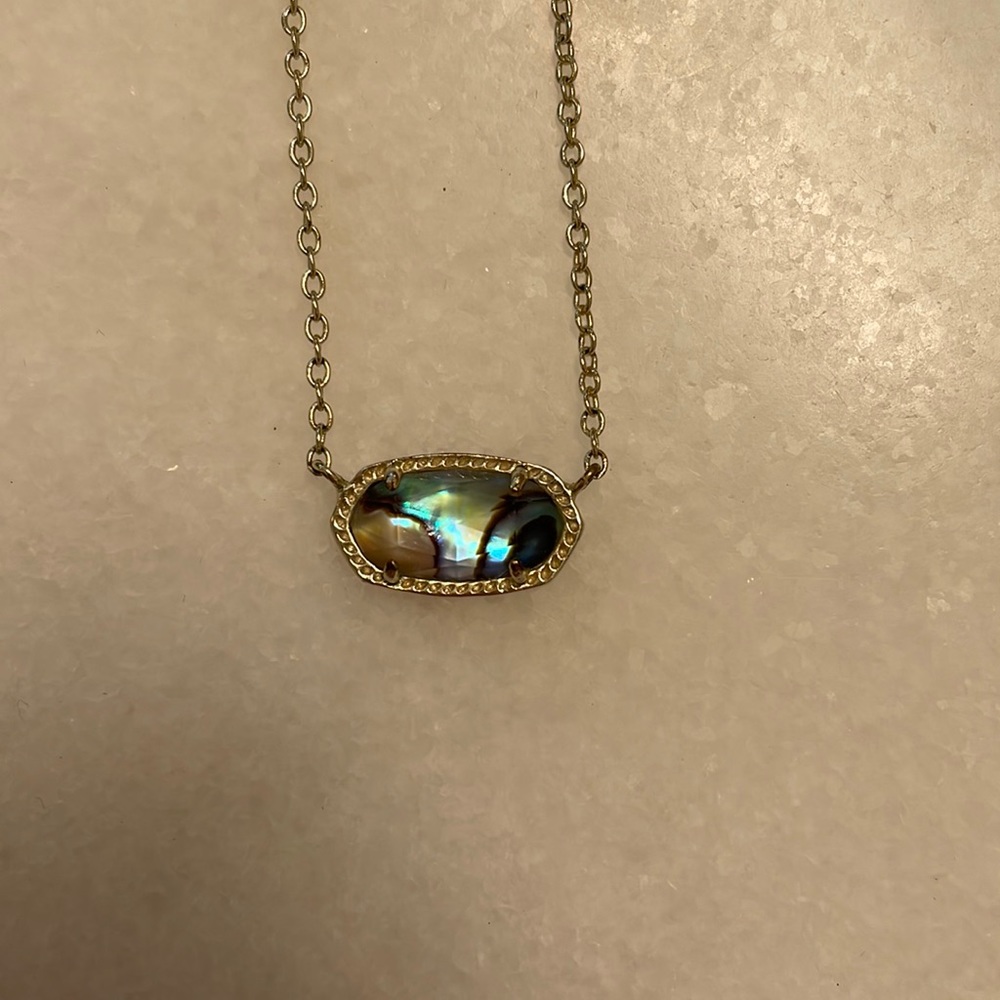 Kendra Scott Green jewel necklace